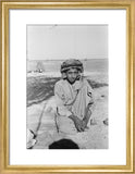 Seated portrait of a young ...