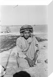 Seated portrait of a young ...