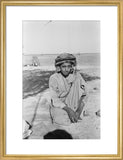 Seated portrait of a young ...