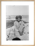 Seated portrait of a young ...
