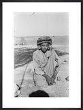 Seated portrait of a young ...