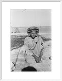 Seated portrait of a young ...