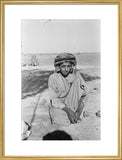 Seated portrait of a young ...