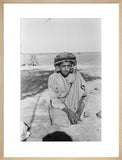 Seated portrait of a young ...