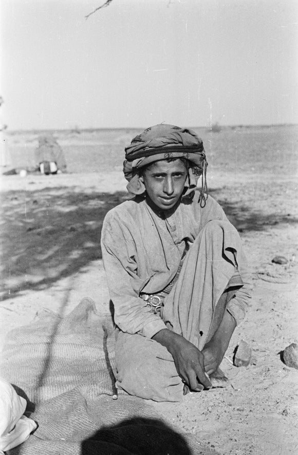 Seated portrait of a young ...