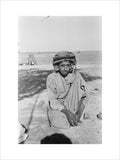 Seated portrait of a young ...