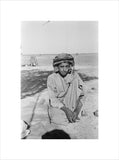 Seated portrait of a young ...