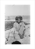 Seated portrait of a young ...
