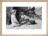 Portrait of three Manasir Bedouin ...