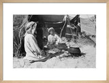 Portrait of three Manasir Bedouin ...