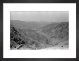 View of a mountain range ...