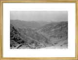 View of a mountain range ...