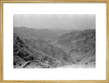 View of a mountain range ...