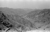 View of a mountain range ...