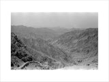 View of a mountain range ...