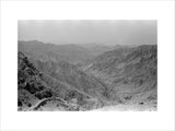 View of a mountain range ...