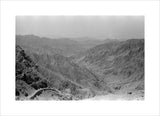 View of a mountain range ...