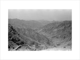 View of a mountain range ...