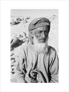 Portrait of an older tribesman ...