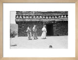 View of three men standing ...