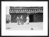 View of three men standing ...