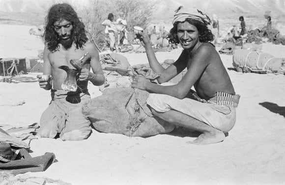 Portrait of two tribesmen of ...