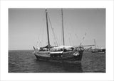 View of a dhow (sailboat) ...