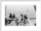 Portrait of sailors rowing a ...