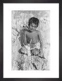 Portrait of a little boy ...