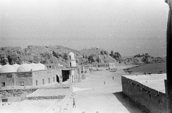 View of the coastal city ...