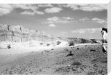 View of the conglomerate cliff ...