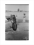Portrait of three Wahiba Bedouin ...