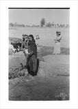 Portrait of three Wahiba Bedouin ...