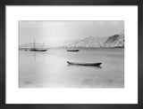 View of moored boats in ...