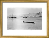 View of moored boats in ...