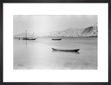 View of moored boats in ...