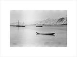 View of moored boats in ...
