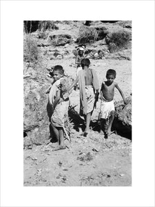Portrait of three boys from ...