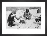 Portrait of two Sa'ar Bedouin ...