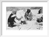 Portrait of two Sa'ar Bedouin ...