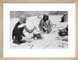 Portrait of two Sa'ar Bedouin ...