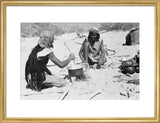 Portrait of two Sa'ar Bedouin ...