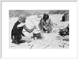 Portrait of two Sa'ar Bedouin ...