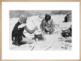 Portrait of two Sa'ar Bedouin ...