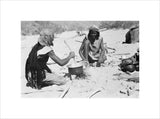 Portrait of two Sa'ar Bedouin ...