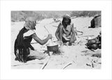 Portrait of two Sa'ar Bedouin ...