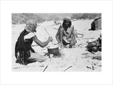 Portrait of two Sa'ar Bedouin ...