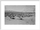 View of a desert plain ...