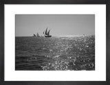 Distant view of booms, large ...