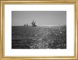 Distant view of booms, large ...
